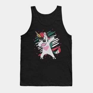 Dabbing unicorn Mexico Tank Top